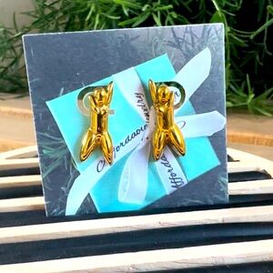 Abstract Stud Earrings